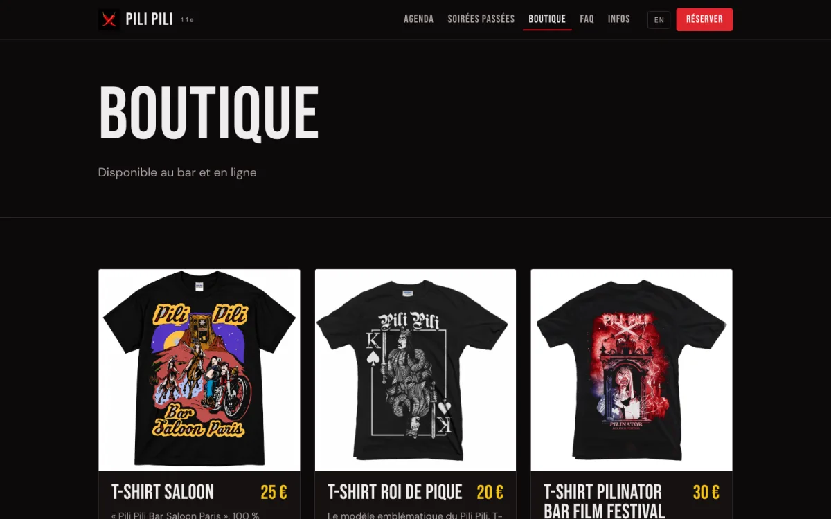 Boutique — Pili Pili — bar, Paris 11e
